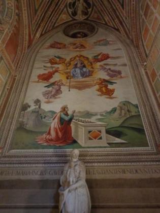 One of the many frescoes...