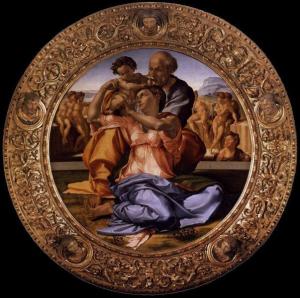 The Holy Family by Michelangelo